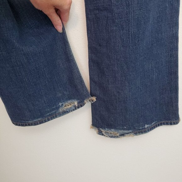 Vintage men's Abercrombie & Fitch boot cut button fly jeans - Picture 14 of 16